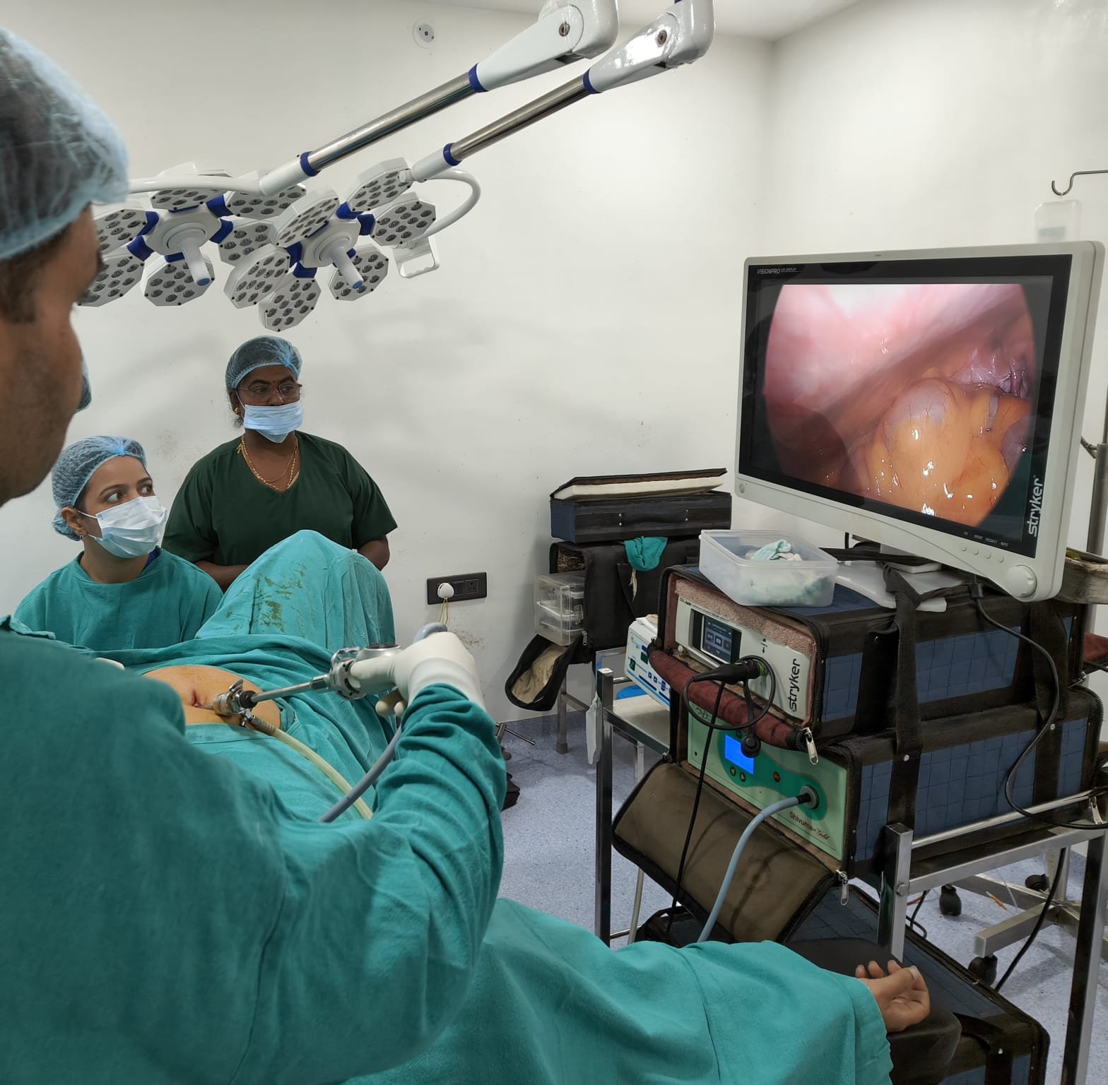 Modular operation theatre at Shivam Hospital